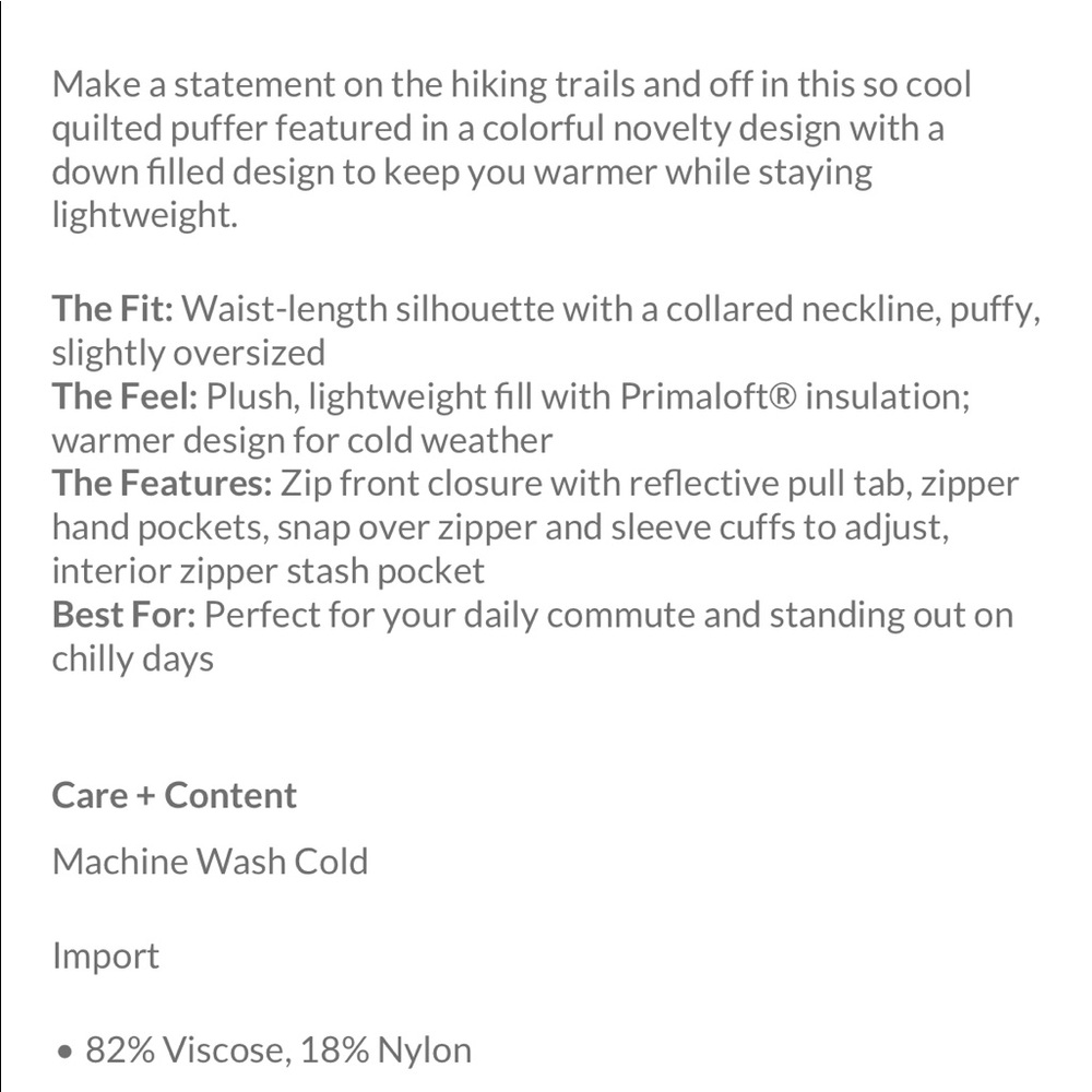 • free people shine on puffer jacket • - Picture 9 of 12